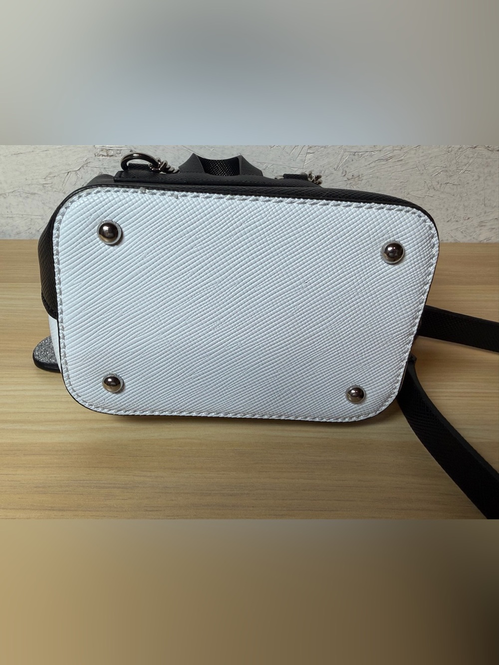 Guess Varsity Pop Mini Pin Up Crossbody Bag - Picture 9 of 13